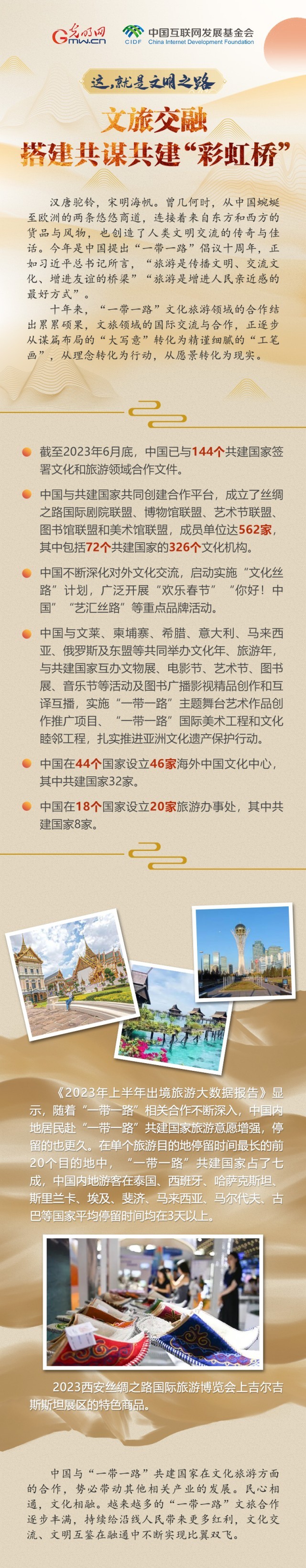 【大道共通】這，就是文明之路丨文旅交融 搭建共謀共建“彩虹橋”
