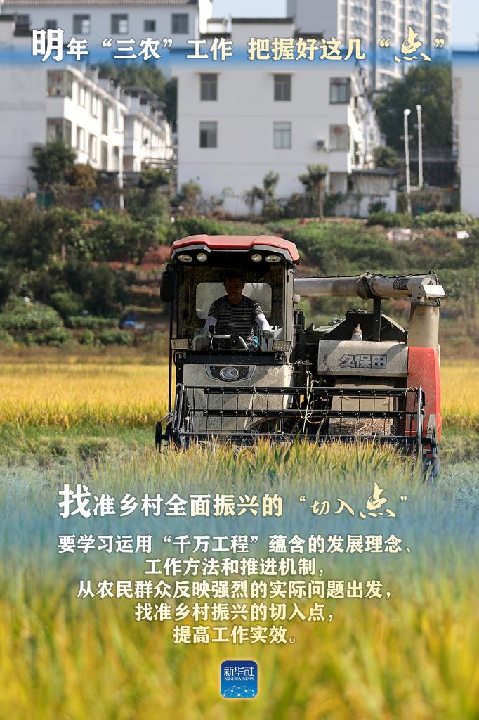明年“三農(nóng)”工作，這幾個(gè)“點(diǎn)”要把握好