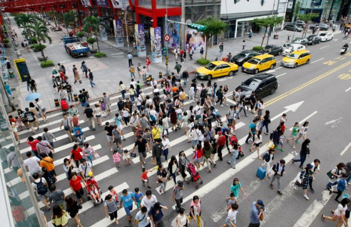 圖為信義商圈。圖片來源：臺灣“中時新聞網(wǎng)”。