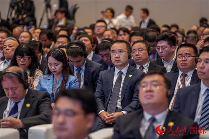 2023中國（浙江）—泰國合作交流會(huì)現(xiàn)場(chǎng)。普拉維攝